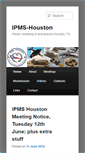 Mobile Screenshot of ipms-houston.org
